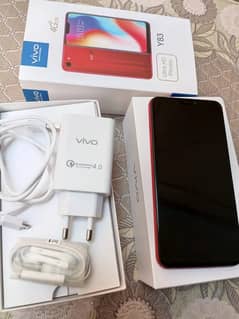 Vivo Y83 6GB Ram 128 GB ROM new mobile with box acceories