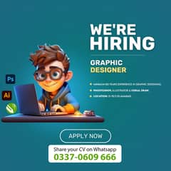 Graphic Designer Required in G-15 Islamabad