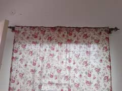 floral print curtains