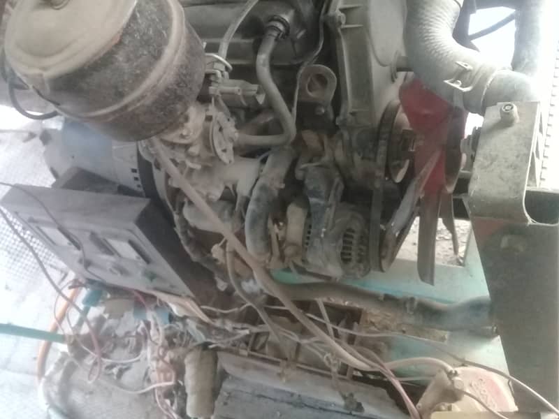 6kva gas generator Japanese genuine engine with Italian alternator 1