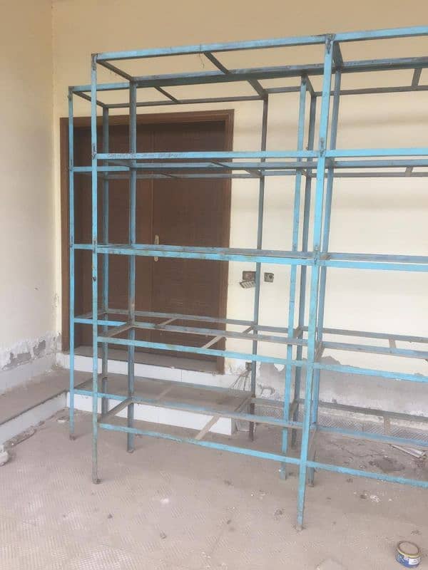 Iron Racks with wooden slabs 2