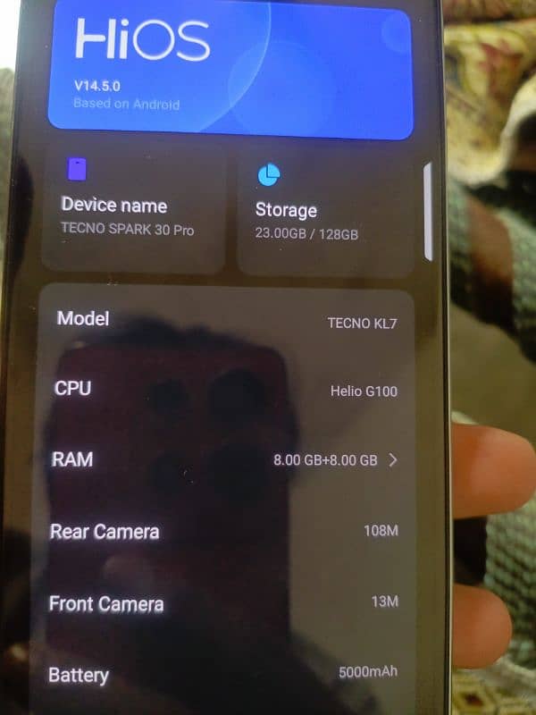 Tecno spark 30pro special addition 8/128 2