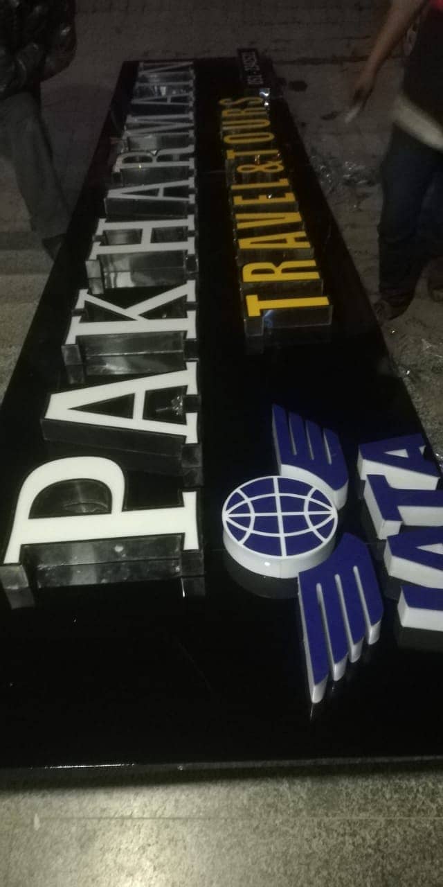 3d sign board / acrylic sign / Steel sign boards / Led sign board 13