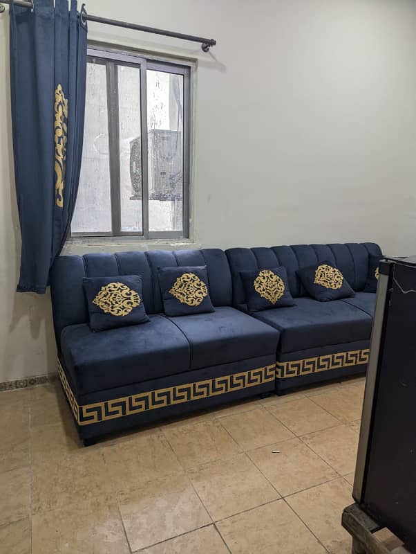 Spacious 5 Marla Lower Portion for Bachelor in Johar Town 2 Beds, Kitchen, TV Lounge & Drawing Room 8