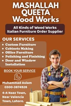 All kind of wood Works. #Furniture #Wood Works