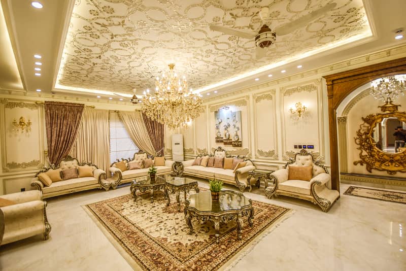 2 Kanal Royal Palace Design By Faisal Rasool Furnished Design By Wing Chair Brand New Bungalow Available For Sale Near To Defance Raya 35