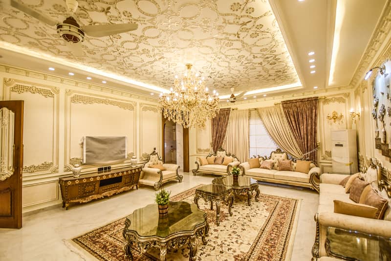 2 Kanal Royal Palace Design By Faisal Rasool Furnished Design By Wing Chair Brand New Bungalow Available For Sale Near To Defance Raya 37