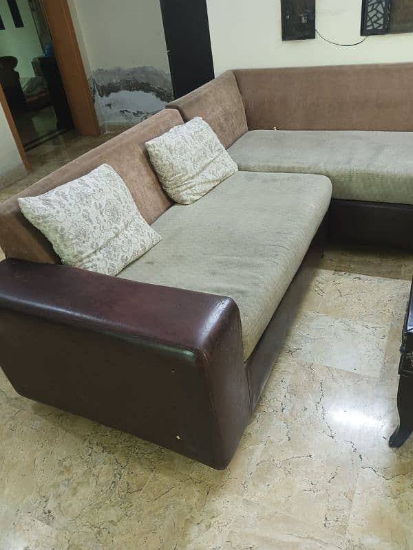 6 Seater sofa for sale L shaped 2