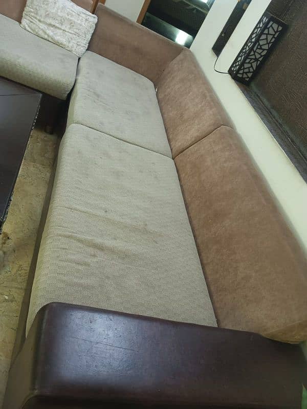 6 Seater sofa for sale L shaped 3