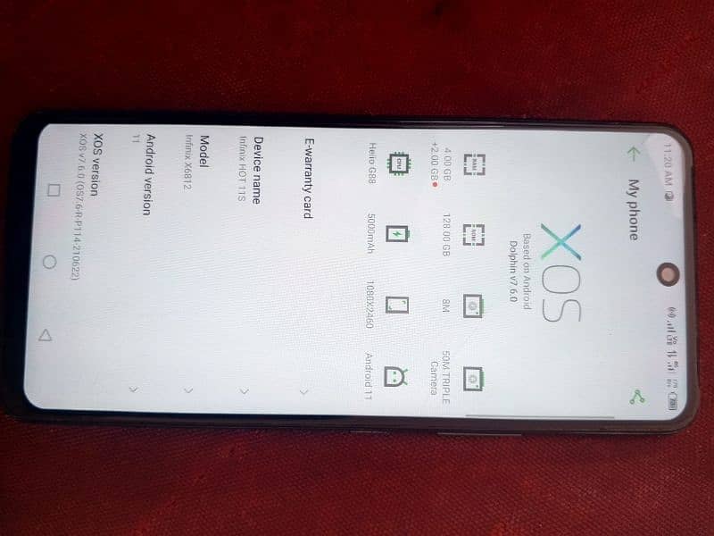 Infinix HOT 11S 6.128 6