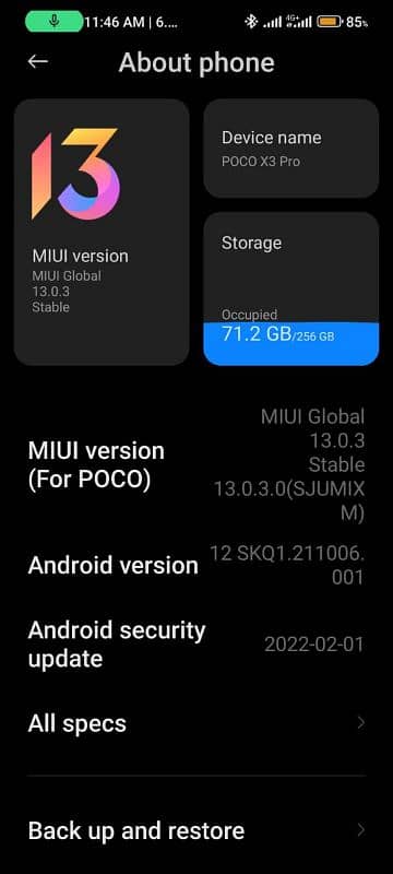 pocco x3 pro 8/256 0