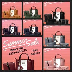 Ladies Bag l Varieties l 5 PC's l Free Delivery l 0323-4536375