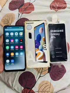 Samsung A21S with box