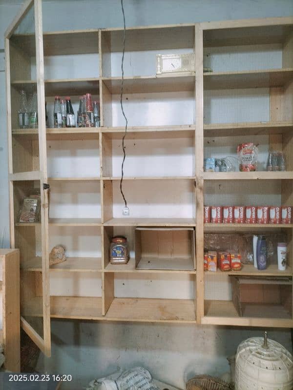 shelves wooden iron 2