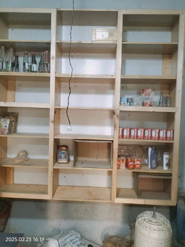 shelves wooden iron 3