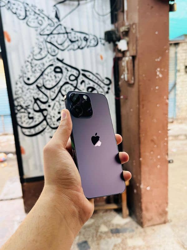 iphone 14 Pro Max 128GB Non PTA JV 100 Health 1