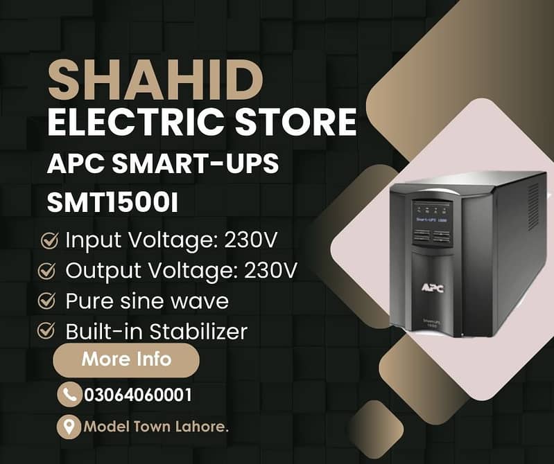 Best APC SMART UPS all models PURE SINE WAVE fresh STOCK available 10