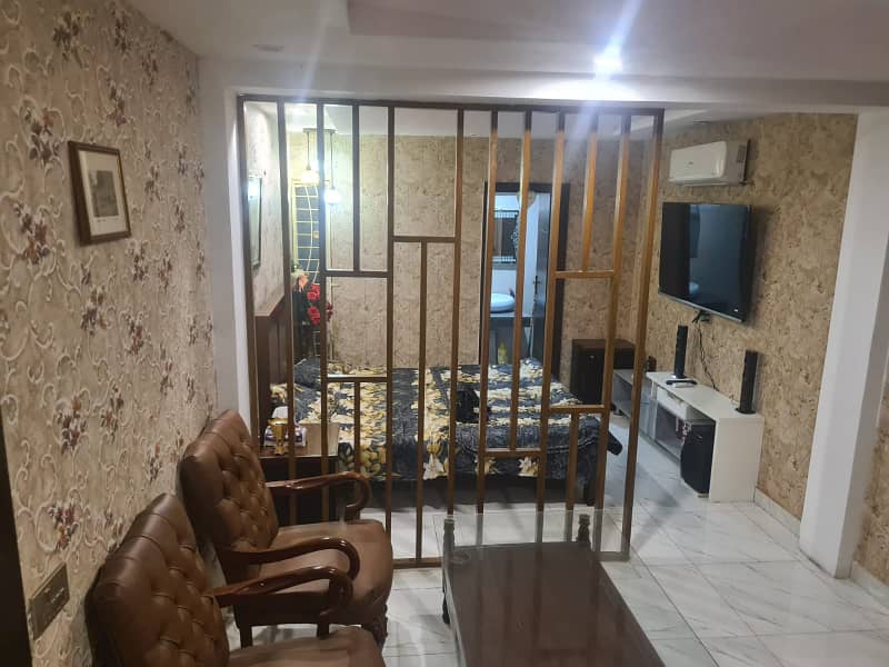 Fully Furnished Studio Apartment For Sale On Main Boulevard Building In Bahira Town Lahore 0