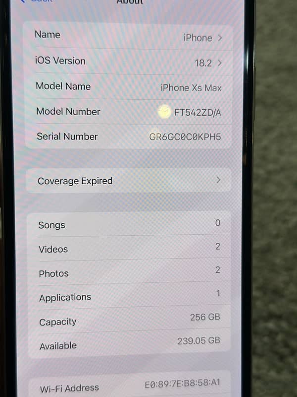 ip xs max 256gb pta approved 5