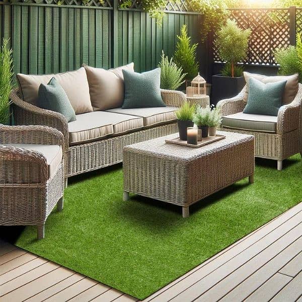 Artificial grass are available with fitting 16