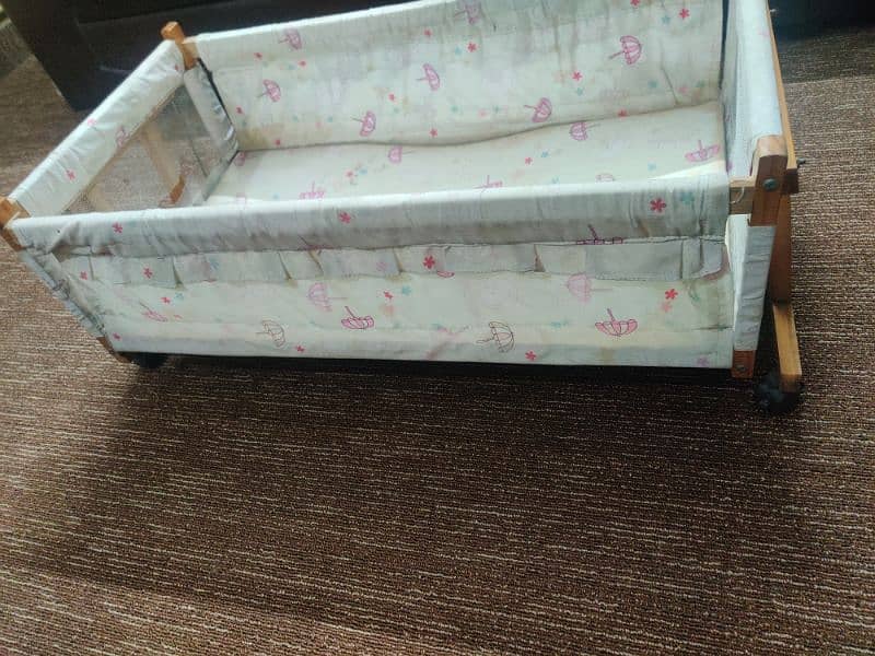 Baby swing Bed with matress 1