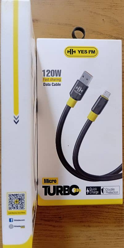 Micro cable Turbo fast charging cable long and very strong 1