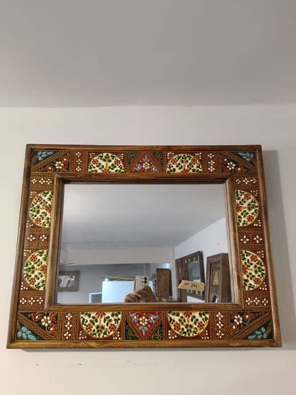 Swati painted mirror frame 0