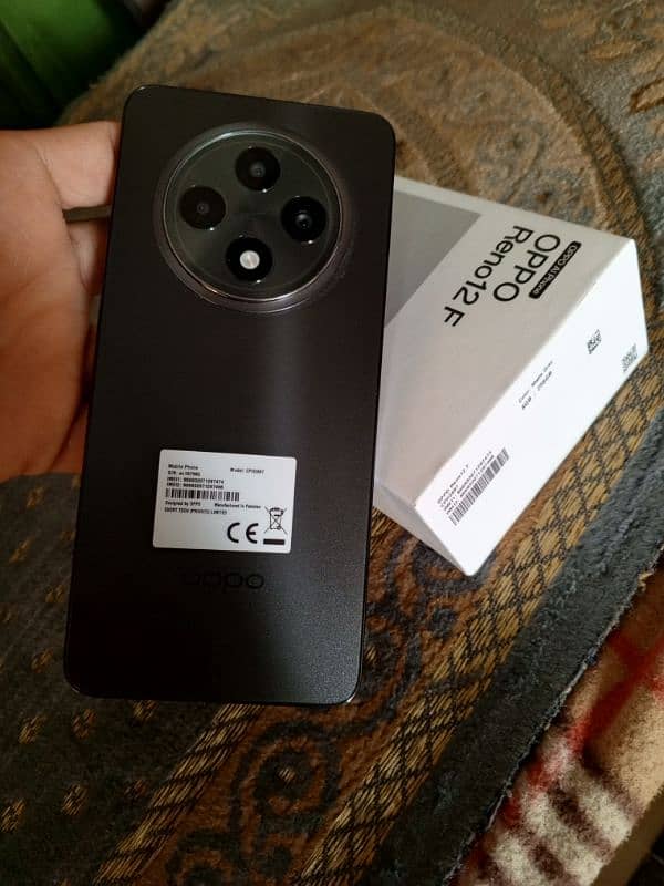 oppo reno 12 f 100% new only box open 10