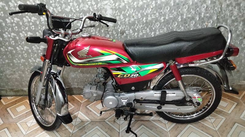 HONDA CD 70 2021 model urjante sale 5