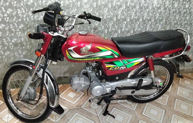 HONDA CD 70 2021 model urjante sale 6