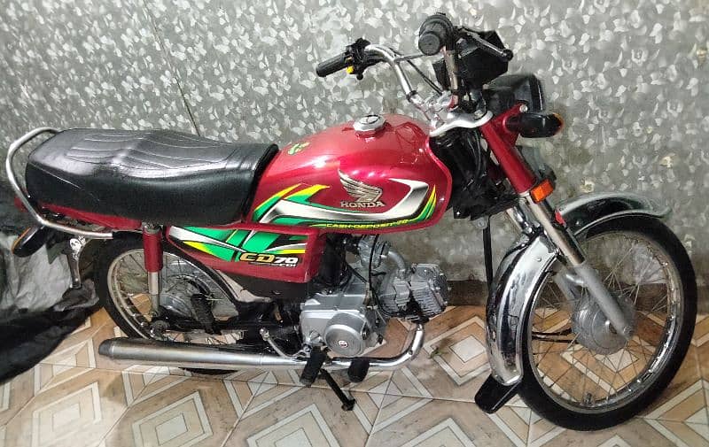 HONDA CD 70 2021 model urjante sale 16