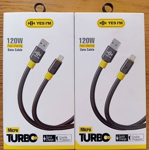 Micro cable Turbo fast charging cable long and very strong 0