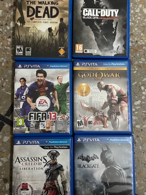 ps vita with 7 games 4