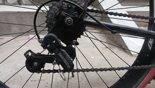 cruiser bicycle with shimano gear