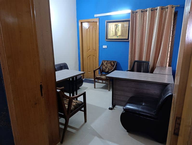 Furnished office for rent at low budget,100MB internet&working made 0