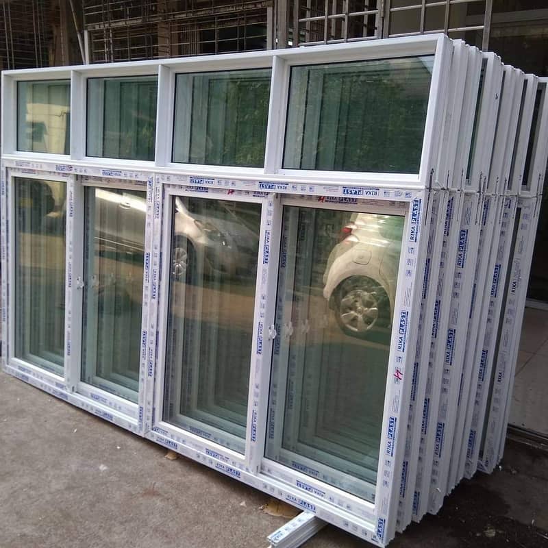 aluminium window/upvc door/glass work/partition/upvc window 9