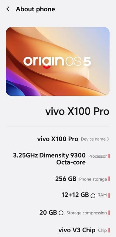 Vivo X100 Pro 6