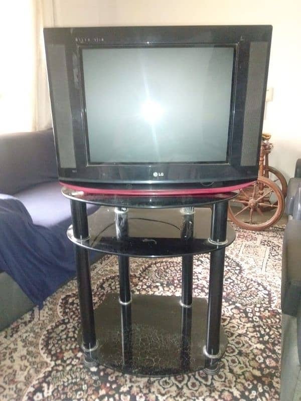 TV trolley/table(glass) for Sale 0