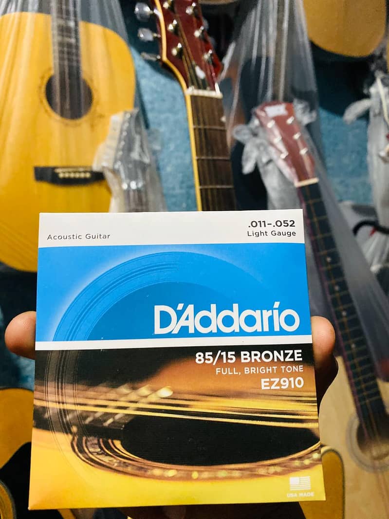 D'Addario Guitar Strings - Acoustic Guitar Strings 8