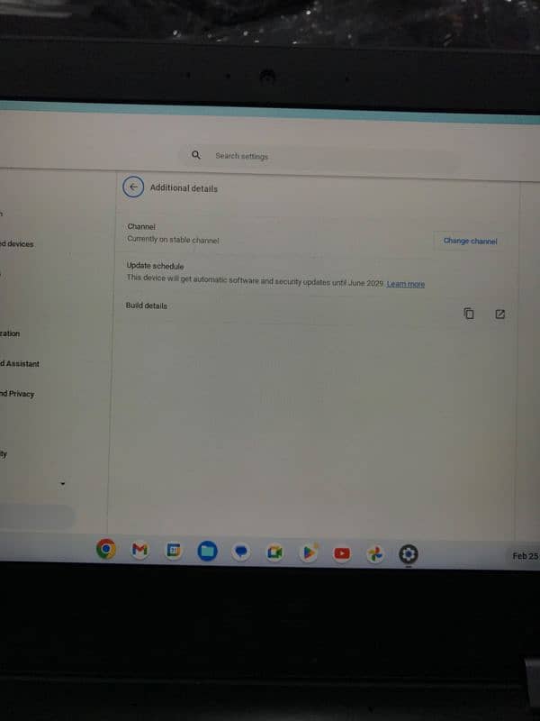 Asus Chromebook x360 touch update 2029 ram 4gb 32gb ssd 8