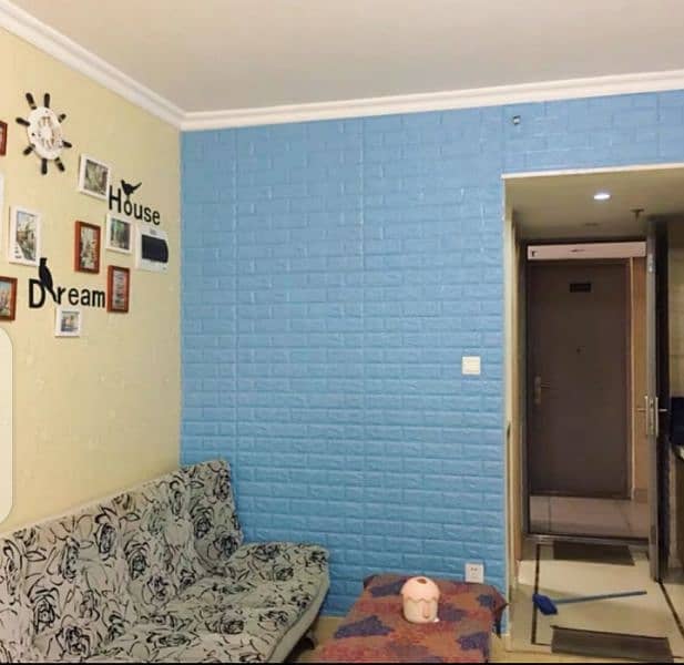 Rock wall,sticko,wall grace,fomic sheet,PVC ceiling,vinyl sheet,interi 9