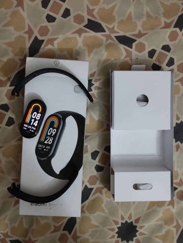 Xiaomi Mi Band 8 with Complete box pack 12