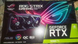 New Asus Dual OC RTX 3060 (12GB) and Used Asus Strix RTX 3060 Ti (8GB)