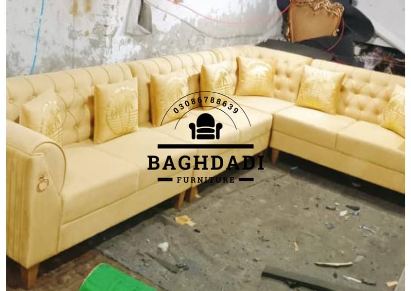 Sofa Set / L shape sofa / Wooden sofa / 7 seater sofa / Luxury Sofa 12