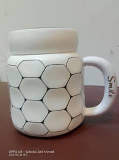 Ceramic Mug.     flask