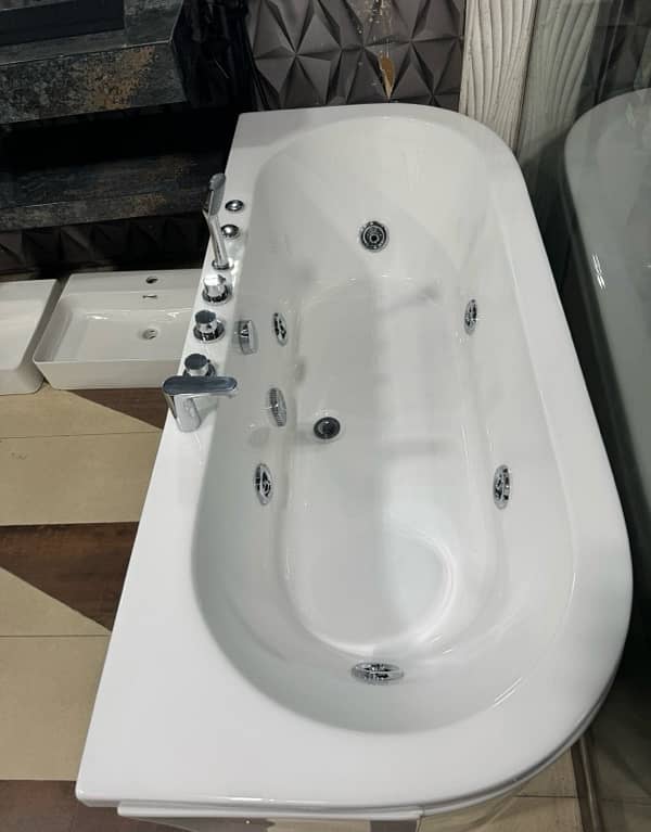 bathtub/ bath tub/ jacuzzi/ acrylic bathtub/ whirlpool/concealed bath 9