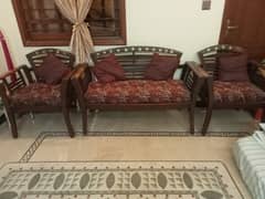 4 Seater Wooden Sofa Set