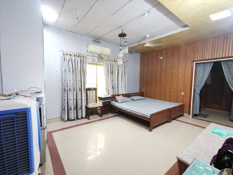 20 Marla Vip Fully Furnished House Niche Wala Portion Gate Separate For Rent Al-Noor Garden Society Area Boundary Wall Canal Road Faisalabad 23