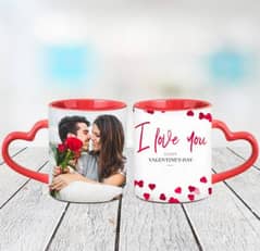 Heart Handle Mug Customise Your Own Photo Logo and Design 11oz MUG