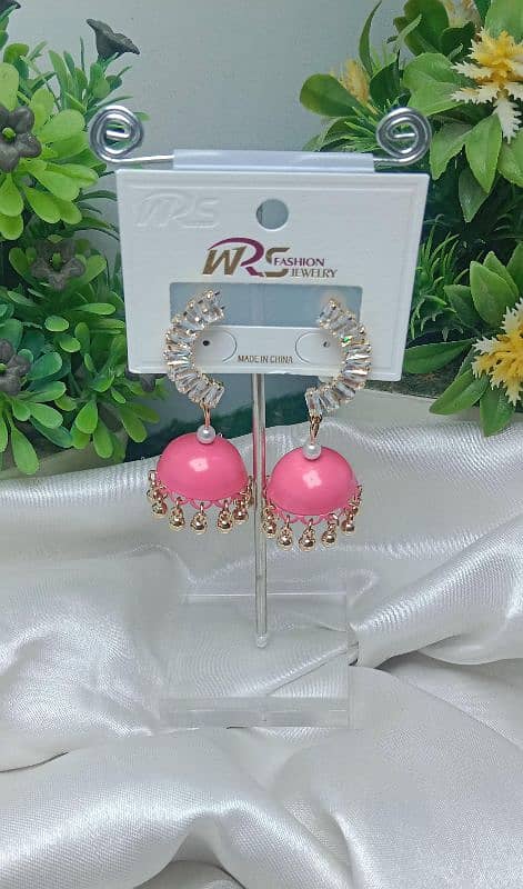 "Beautiful Jhumka Earrings for Sale on OLX" 7